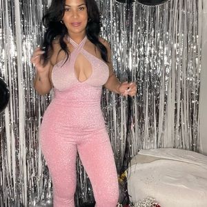 Pink jumpsuit Naked Wardrobe 💗